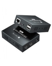 Techly HDMI KVM Extenderber Netzwerkkabel max. 150m 1080p 60 Hz Kabel Digital/Daten Digital/Display/Video Netzwerk Strom/Netzteil Video/Analog CAT 6 150 m (IDATA HDMI-KVM3)