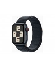 Apple Watch SE GPS + Cellular 40 mm Midnight Aluminium intelligente Uhr mit Sportschleife Stoff Handgelenkgre: 130-200 32 GB Wi-Fi LTE Bluetooth 4G 27.8 g (MRGE3QF/A)