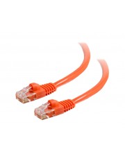 Cables To Go C2G Cat5e Booted Unshielded UTP Network Patch Cable Patch-Kabel RJ-45 M bis M 10 m CAT 5e geformt ohne Haken verseilt orange (83609)
