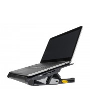Targus Chill Mat + with 4-port Hub Notebook-Stnder mit 2 Ventilatoren 4-Port-USB-Hub Black Gray (AWE81EU)