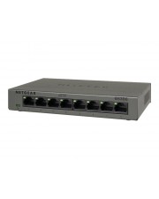 Netgear Switch 8-Port Gigabit Ethernet unmanaged fr SMB Metallgehuse Desktop 1 Gbps 1