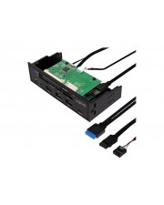 LogiLink 5.25" Multifunction Front Panel Kartenleser 6 in 1 13,3 cm 5,25 Zoll MS SD xD miniSD CF Micro USB 3.0