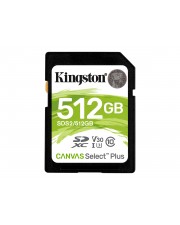 Kingston 512 GB SDXC 100R C10 UHS-I U3 V30 Extended Capacity SD 512 GB