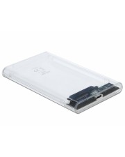 Delock Externes Gehuse fr 2.5? SATA HDD SSD mit SuperSpeed USB 10 Gbps 3.1 Gen 2 Typ C (42617)