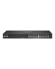 HPE Aruba 6100 24G 4SFP+ Switch managed 24 x 10/100/1000 + 4 x 1 Gigabit / 10 SFP+ Seite-zu-Seite-Luftstrom an Rack montierbar (JL678A#ABB)