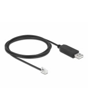 Delock Adapterkabel USB Typ-A zu Seriell RS-232 RJ10 mit ESD Schutz Meade Autostar 2 m Digital/Daten 2 m (66738)