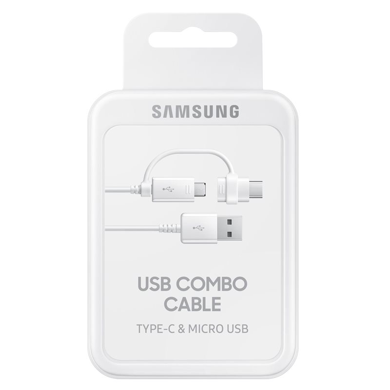 Samsung MICROUSB ZU USBA Adapter Kabel Wei