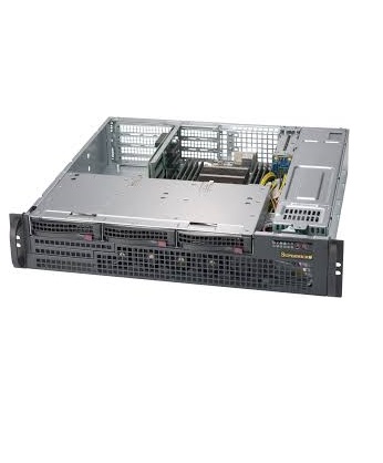 Supermicro Gehuse 3,5" PC-/Server Netzteil Lfter Serial Attached SCSI SAS ATA Hot-Swap/Hot-Plug (CSE-825MBTQC-R802WB)