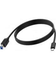 Vision Professional installationstaugliches Kabel USB-C zu USB-B 30 JAHRE GARANTIE Verlegekabel Digital/Daten 3,1 m (TC 2MUSBCB/BL)