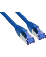 InLine Patch-Kabel RJ-45 M bis M 5 m SSTP-Kabel CAT 6a halogenfrei Blau (76805B)