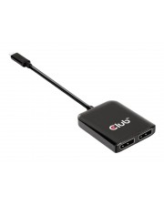 Club 3D USB TYPE C 3.2 GEN 1 MULTISTREAM TRANSPORT HUB TO DP DUAL MONITOR 4K60HZ Digital/Daten Digital/Display/Video (CSV-1555)