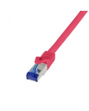 LogiLink Patchkabel Ultraflex Cat.7-Rohkabel S/FTP rot 5 m Netzwerk CAT 7 cable/RJ45 plug SFTP 5 m (C6A074S)
