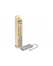 Club 3D USB GEN1 TYPE-C 9-IN-1 HUB WITH HDMI VGA 2X TYPE-A RJ45 SD/MICRO SD CARD SLOTS AND FEMALEPORT Digital/Daten Digital/Display/Video Netzwerk (CSV-1594)