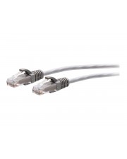 C2G 4ft 1.2m Cat6a Snagless Unshielded UTP Slim Ethernet Network Patch Cable Gray Patch-Kabel RJ-45 M zu M 1.2 m 4.8 mm CAT 6a geformt ohne Haken Grau (30114)