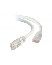 Cables To Go C2G Cat5e Booted Unshielded UTP Network Patch Cable Patch-Kabel RJ-45 M bis M 2 m CAT 5e geformt ohne Haken verseilt wei (83263)