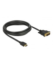 Delock HDMI zu DVI 24+1 Kabel bidirektional 2 m Digital/Daten Digital/Display/Video Video/Analog 2 m