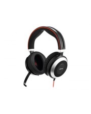 GN Netcom Jabra Evolve 80 MS stereo Headset Full-Size kabelgebunden aktive Rauschunterdrckung (7899-823-189)