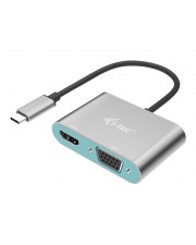 I-Tec USB-C HDMI+ VGA Adapter Digital/Daten Digital/Display/Video HDMI USB (C31VGAHDMIADA)