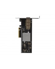 StarTech.com QSFP+ Server Network Card PCIe 40Gbps NIC Intel XL710 Chip Netzwerkadapter 3.0 x8 Low-Profile 40 Gigabit x 1 Schwarz (PEX40GQSFPI)