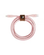 Belkin BOOST CHARGE Lightning-Kabel USB-C M bis Lightning M 1.2 m pink untersttzt Stromversorgung fr Apple iPad/iPhone/iPod (F8J243BT04-PNK)