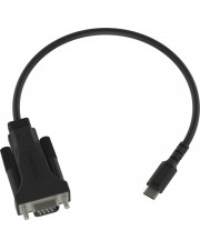 Vision Professional Serial adapter USB-C[M] to DB-9 black Adapter Digital/Daten (TC-USBCSER/BL)