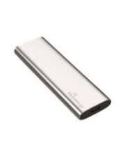 MEDIARANGE SSD 120 GB extern tragbar M.2 USB 3.2 Gen 2 USB-C Steckverbinder Silber