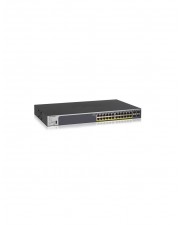 Netgear GS728TP 24-Port Gigabit PoE Smart Managed Switch V2 L3 24 x 10/100/1000 PoE+ + 4 x SFP an Rack montierbar 190 W (GS728TP-200EUS)