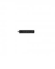 InLine Steckdosenleiste 3-fach Schutzkontakt berspannungsschutz QickCharge USB mit Schalter 1,5m schwarz 1,5 m Kunststoff Schwarz (16491S)