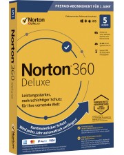 Norton 360 Deluxe 50 GB 1 User 5 Device 1 Jahr Security Updates Download Deutsch