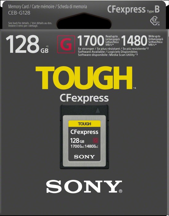 Sony CFexpress Type B 128 GB CF Express Typ B 128 GB (CEB-G128)