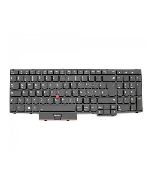 Lenovo Tastatur deutsch DE mit Maus-Stick/Backlight Schwarz Deutschland (SN20M15458)