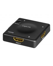 LogiLink Video/Audio-Schalter 3 x HDMI Desktop