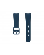 Samsung Sport Band S/M fr Watch Indigo Das der Galaxy Watch6-Serie ist aus flexiblem Fluorkautschuk und schmiegt sich sanft an dein Handgelenk. Auch bei schweitreibenden Workouts lsst dich das nicht im Stich stets stilvoll erscheinen. Weil Armband gut  (ET-SFR93SNEGEU)