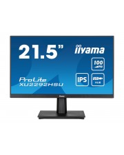 iiyama ProLite LED-Monitor 55,9 cm 22" 21.5" sichtbar 1920 x 1080 Full HD 1080p @ 100 Hz IPS 250 cd/m 1000:1 0,4 ms HDMI DisplayPort Lautsprecher mattschwarz (XU2292HSU-B6)