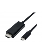 VALUE Video- / Audiokabel HDMI / USB M bis USB-C M 1 m abgeschirmt Schwarz 4K Untersttzung (11.99.5840)