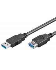 Goobay 1.8m Mnnlich Weiblich Schwarz USB Kabel 3.0 Verl AA 180 SCHWARZ (93998)