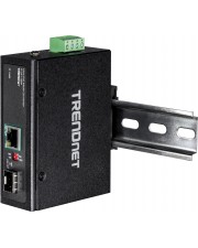 TRENDnet Medienkonverter GigE 10Base-T 100Base-TX 1000Base-T RJ-45 / SFP mini-GBIC bis zu 40 km (TI-UF11SFP)