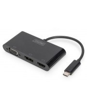 DIGITUS USB-C 3in1 Triple Monitor Adapter HDMI DP VGA