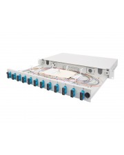 DIGITUS Glasfaser Spleibox mit Schnellverschluss ausziehbar LWL Grau (DN-96200-QL)