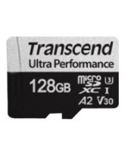 Transcend 128 GB microSD w/adapter UHS-I U3 A2 Micro SD 128 GB