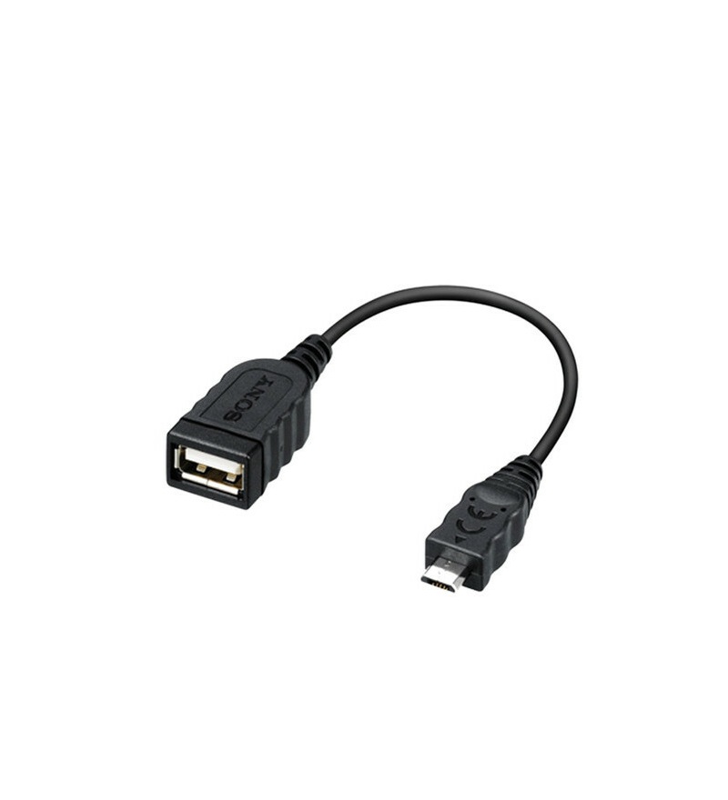 Sony VMCUAM2 Male connector / Female 0,1 m Schwarz USB-Adapterkabel