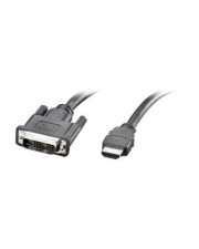 ROTRONIC-SECOMP VALUE Videokabel DVI-D M bis HDMI M 2 m abgeschirmt Grau (11.99.5522)