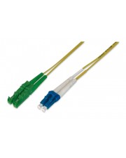 Assmann DIGITUS Patch-Kabel LC/PC Einzelmodus M bis E2000/PC-Einzelmodus M 5 m Glasfaser 9/125 Mikrometer OS1 Gelb (AL-9E2000LC-05I)
