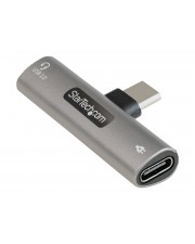 StarTech.com USB-C Audio und Ladeadapter mit USB-C-Audio-Kopfhrer-/Headset-Anschluss 60W PD Passthrough-Ladegert Adapter Audio/Multimedia Digital/Daten
