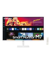 Samsung S32BM701UU M70B Series LED-Monitor Smart 80 cm 32" 3840 x 2160 4K @ 60 Hz VA 300 cd/m 3000:1 HDR10 4 ms 2xHDMI USB-C Lautsprecher wei (LS32BM701UUXEN)
