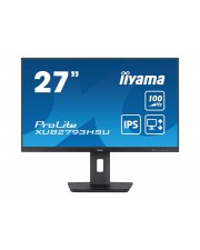 iiyama ProLite LED-Monitor 68,6 cm 27" 1920 x 1080 Full HD 1080p @ 100 Hz IPS 250 cd/m 1000:1 1 ms HDMI DisplayPort Lautsprecher mattschwarz