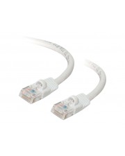 Cables To Go C2G Cat5e Booted Unshielded UTP Network Patch Cable Patch-Kabel RJ-45 M bis M 5 m CAT 5e geformt ohne Haken verseilt wei (83265)