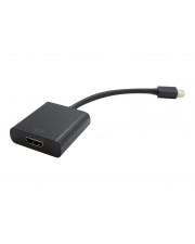 VALUE Video- / Audio-Adapter DisplayPort / HDMI M bis W 15 cm Schwarz passiv (12.99.3142)