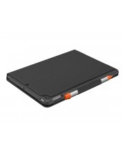 Logitech Slim Folio Tastatur und Foliohlle Bluetooth QWERTY GB Graphite fr Apple 10.2-inch iPad 7. Generation 8. (920-009480)