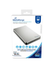 MEDIARANGE 2000 GB 2.5 Zoll 3.2 Gen 1 3.1 1 5400 RPM Silber External USB 3.0 Hard Disk Drive HDD 2 TB silver (MR997)